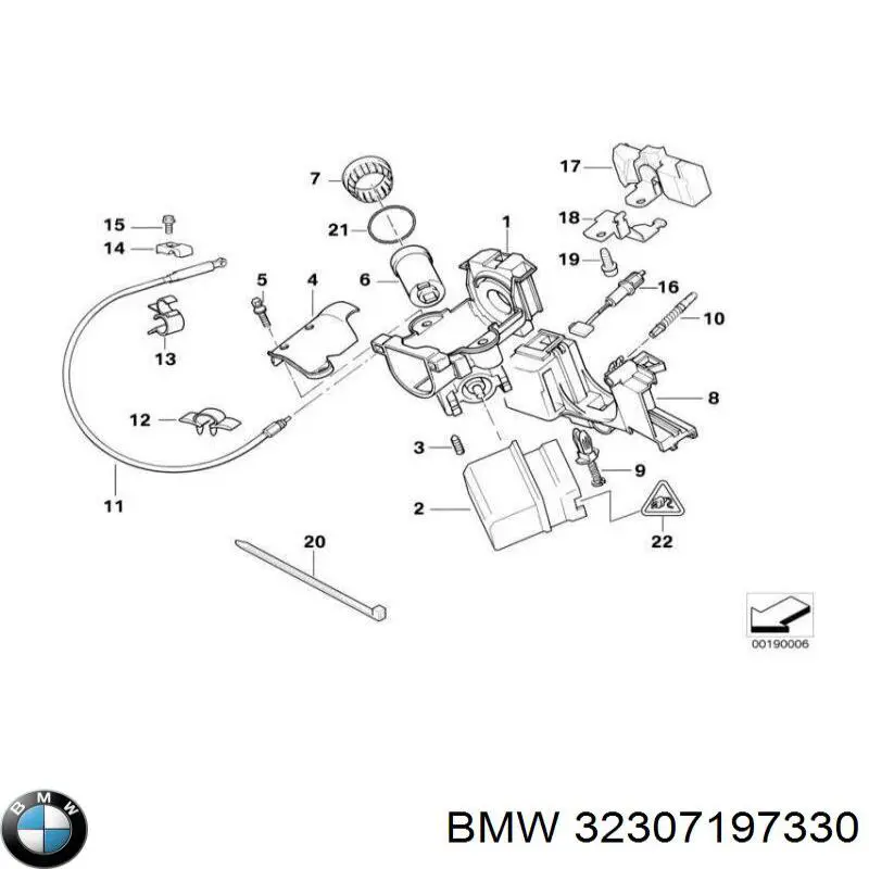 Личинка замка запалювання BMW 32301095821 ціна, від 12.63 USD