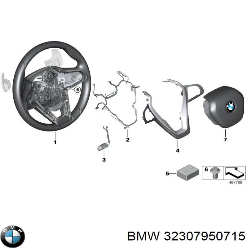 32307950715 BMW Рульове колесо