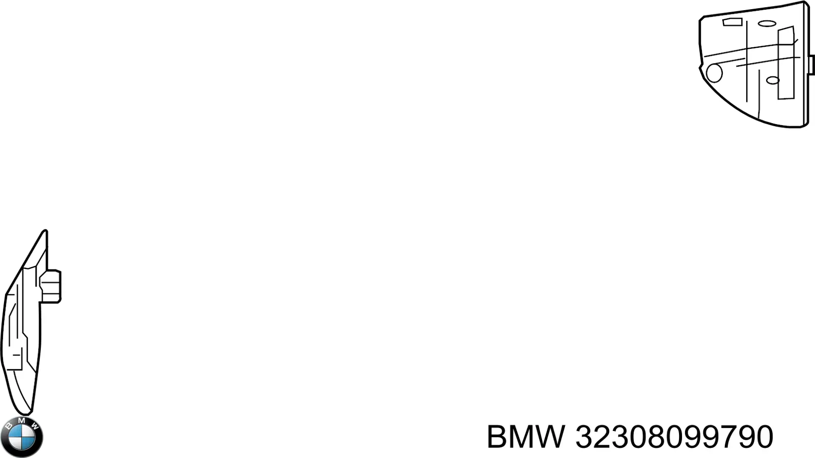  BMW 32308099790