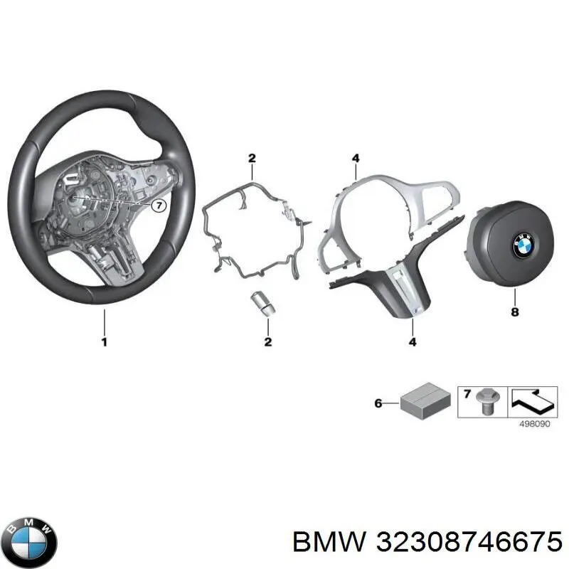 Рульове колесо BMW 8746675 ціна, від 226.96 USD