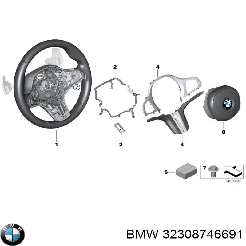 Купити 32308746691 BMW Кермо