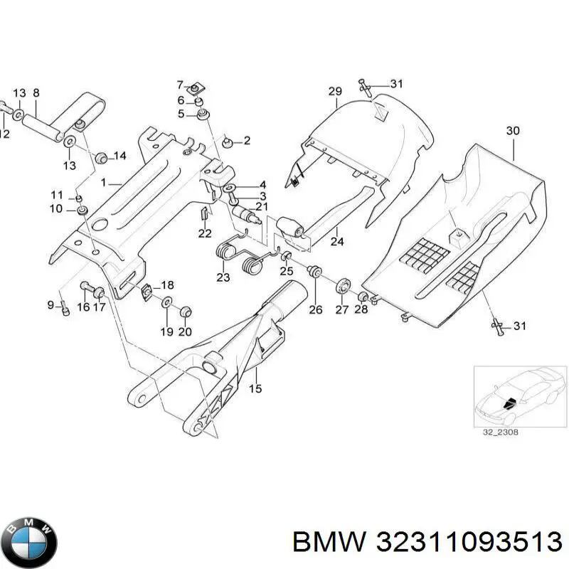  BMW 32311093513 ціна, від 12.04 USD