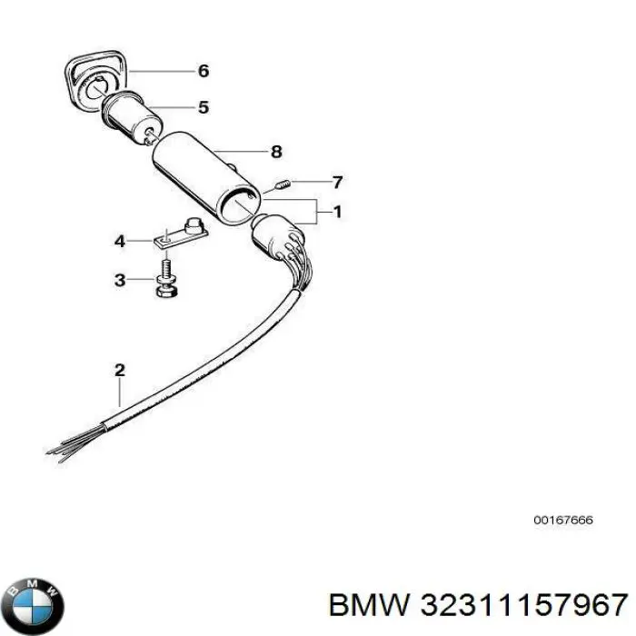  BMW 32311157967 ціна, від 2.19 USD