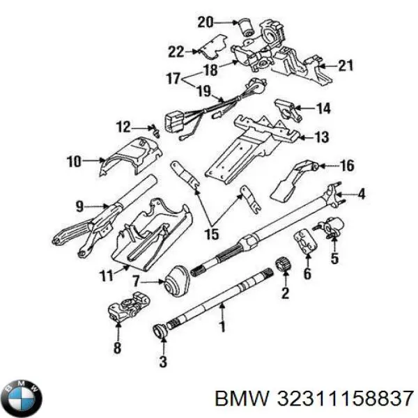  BMW 32311158837 ціна, від 33.54 USD