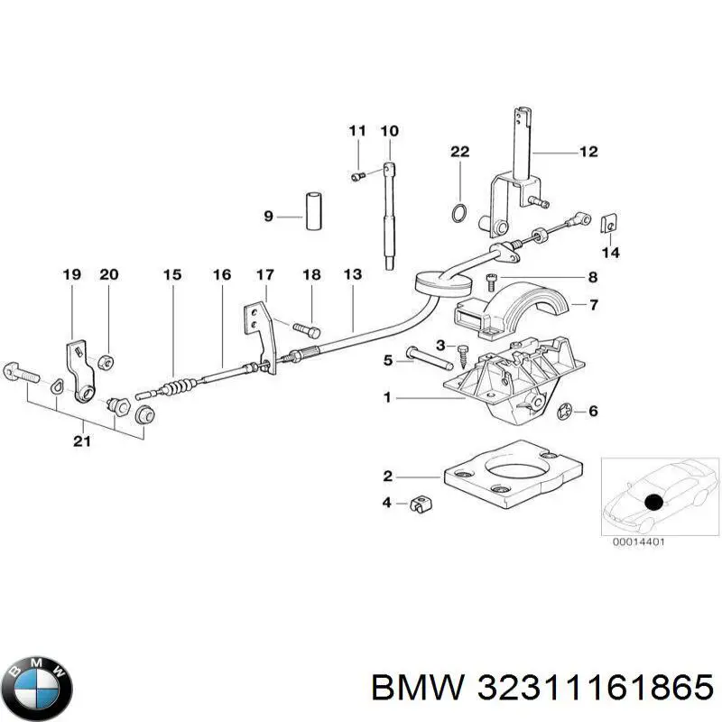 Купити 32311161865 BMW 