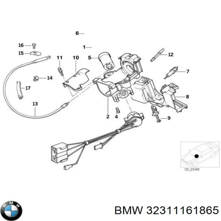  BMW 32311161865 ціна, від 25.40 USD