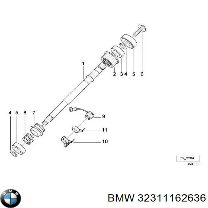 Купити 32311162636 BMW 
