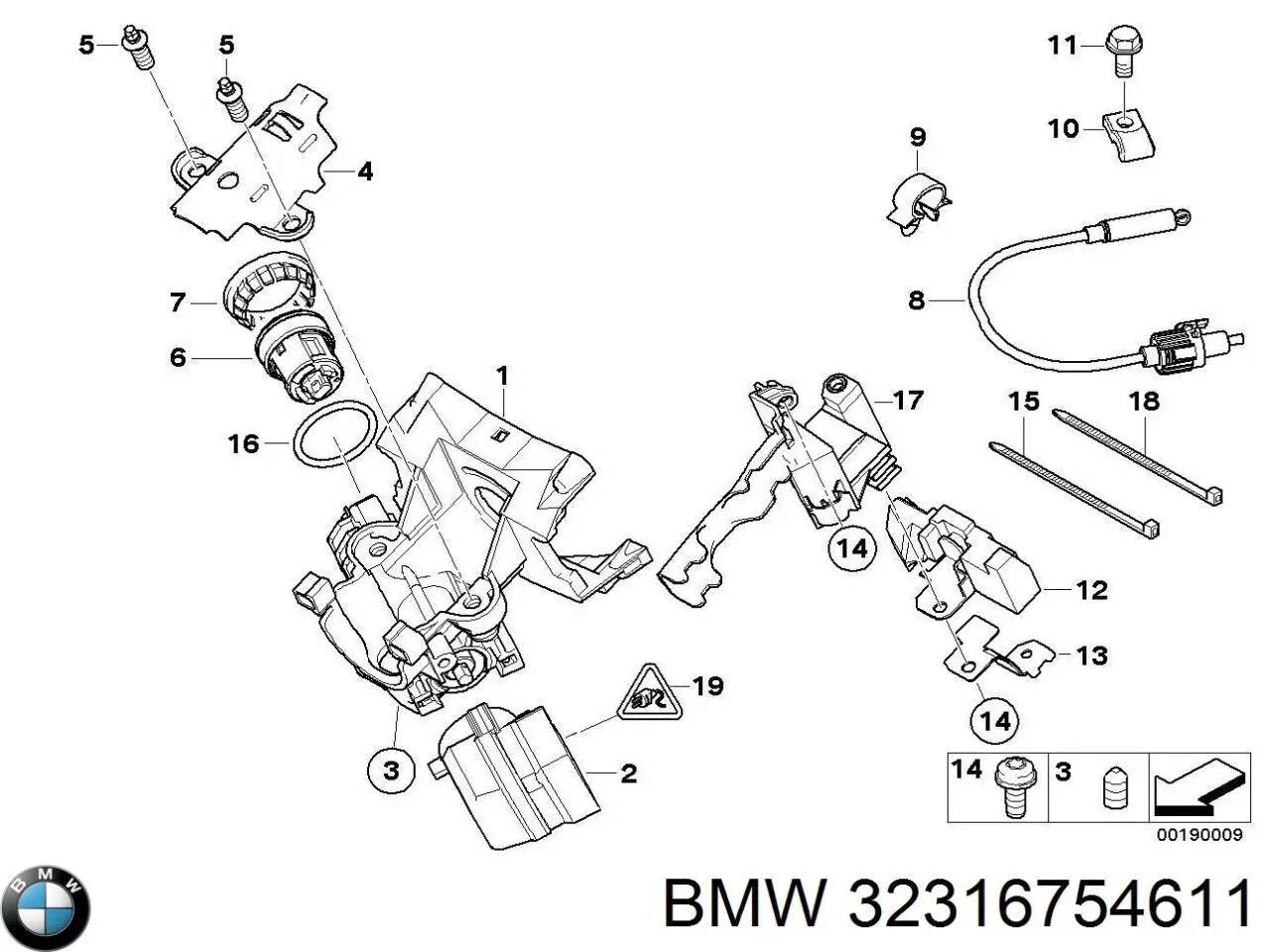 Купити 32316754611 BMW 