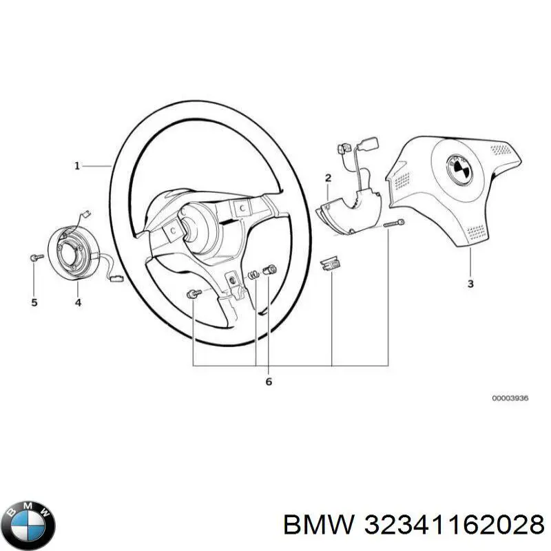 Шлейф керма BMW 32341162028 ціна, від 350.21 USD
