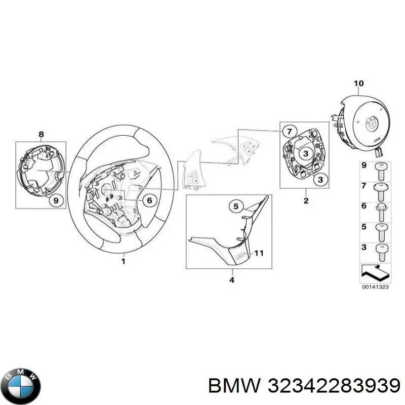 Рульове колесо на BMW 5  E61