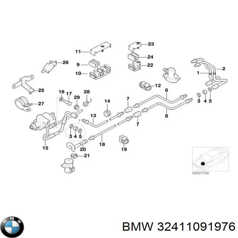  BMW 32411091976 ціна, від 23.17 USD