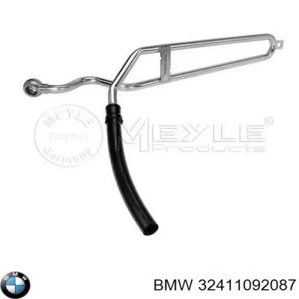Шланг ГПК, низького тиску, від рейки/механізму до бачка BMW 32411093247 ціна, від 324.49 USD