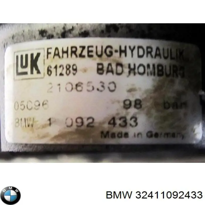 Насос гідропідсилювача керма BMW 32411092433