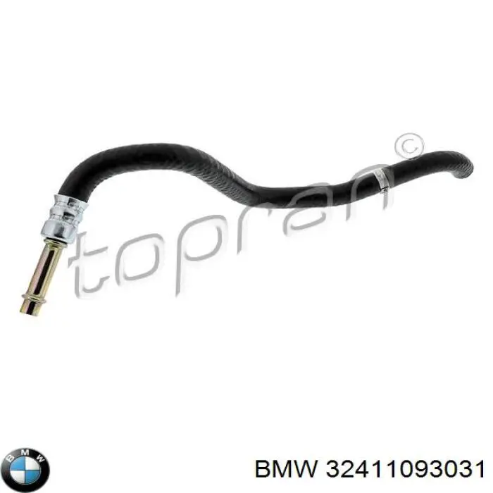 Шланг ГПК, низького тиску, від радіатора до бачка 1094306 BMW
