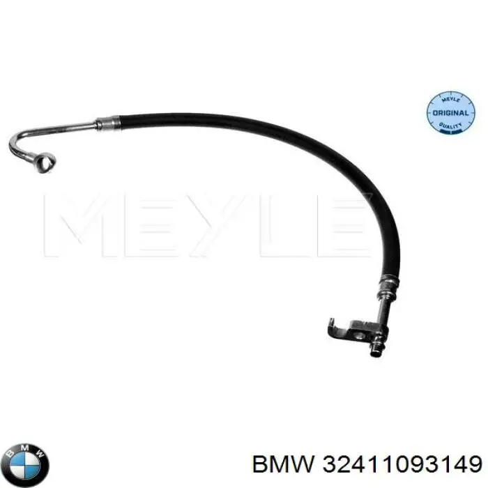 Купити 32411093149 BMW Шланг ГПК, низького тиску, від рейки/механізму до радіатора