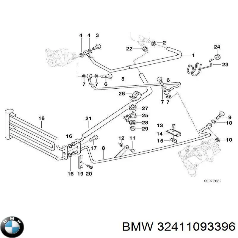  BMW 32411093396 ціна, від 30.52 USD