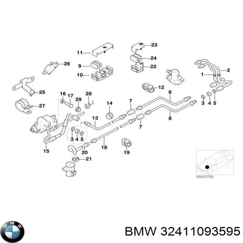  32411093595 BMW