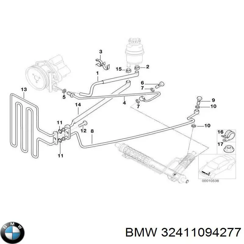  BMW 32411094277 ціна, від 118.90 USD