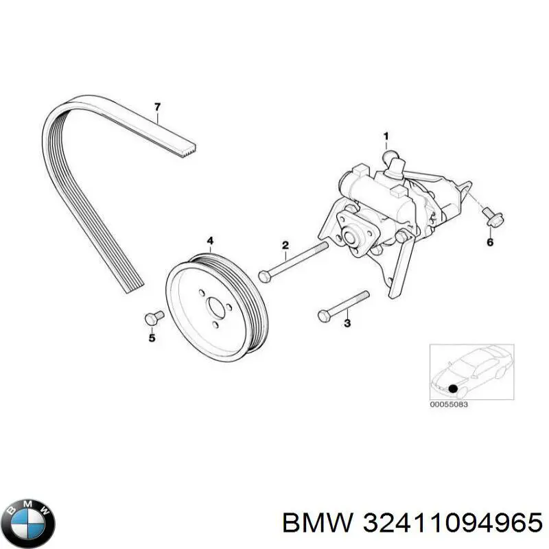 Купити 32411094965 BMW Насос гідравліки