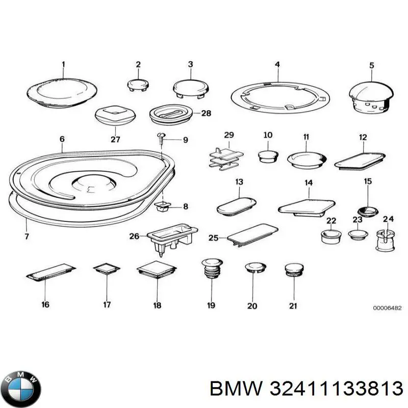 Купити 32411133813 BMW 