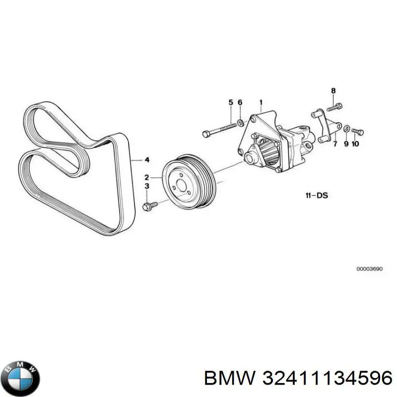 Купити 32411134596 BMW Насос гідравліки