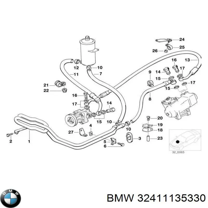 Купити 32411135330 BMW 