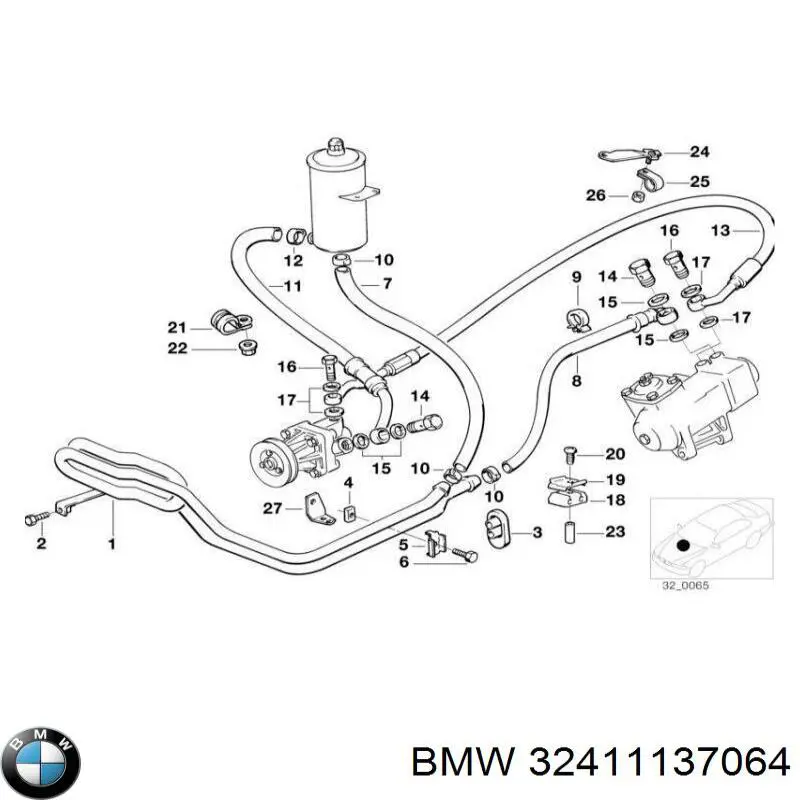  BMW 32411137064 ціна, від 321.67 USD