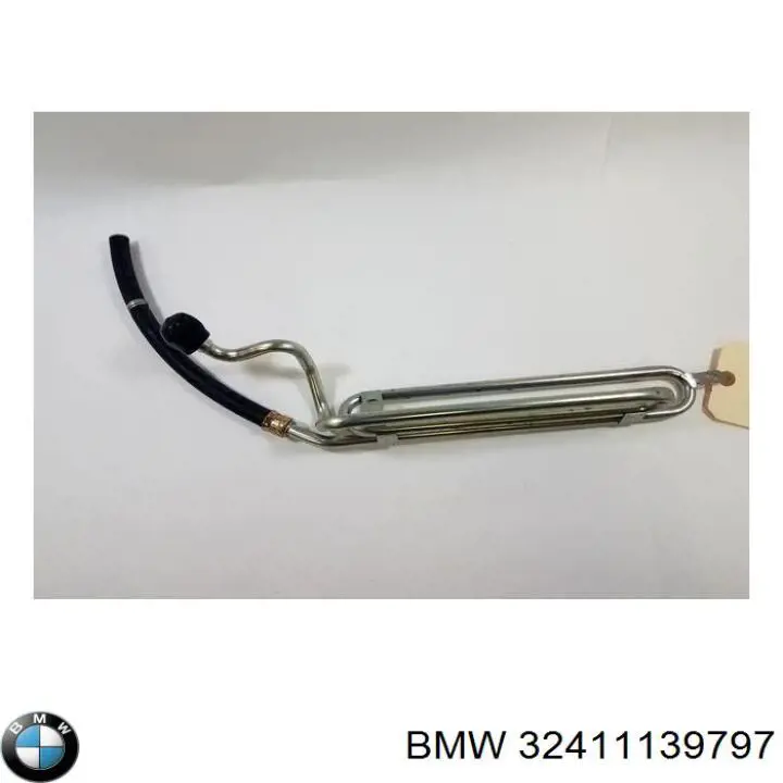 Шланг ГПК, низького тиску, від рейки/механізму до бачка на BMW 3 (E36)