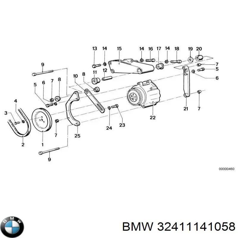 Насос ГПК BMW 32411141058 ціна, від 65.70 USD