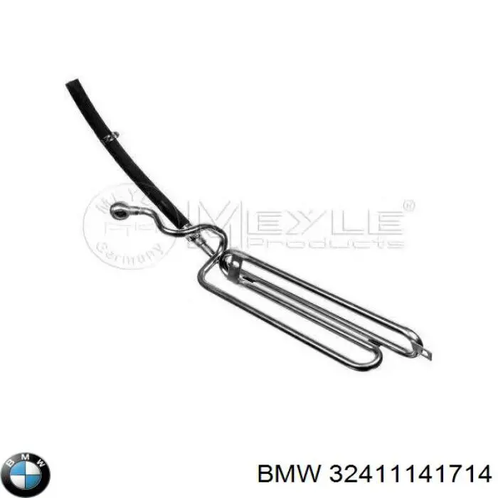 32411141714 BMW шланг гпк, низького тиску, від рейки/механізму до бачка