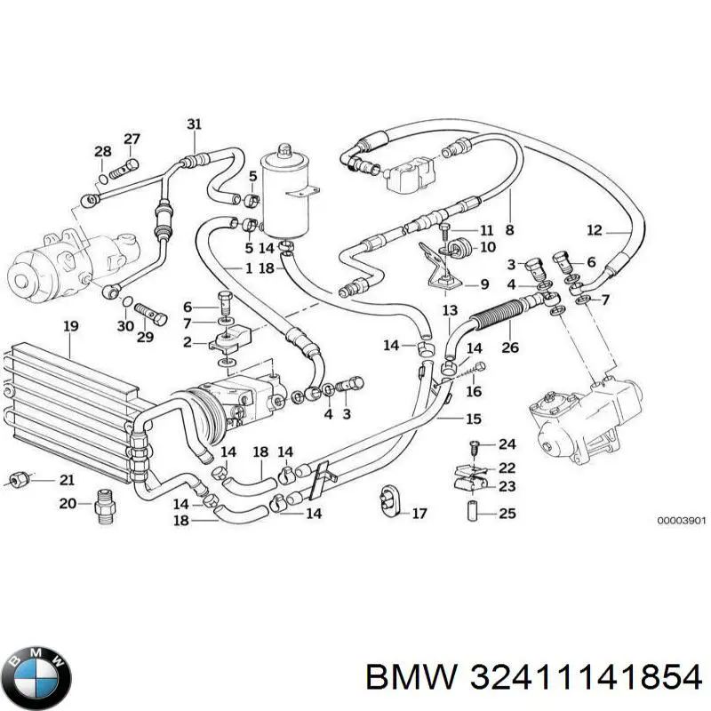 Купити 32411141854 BMW 