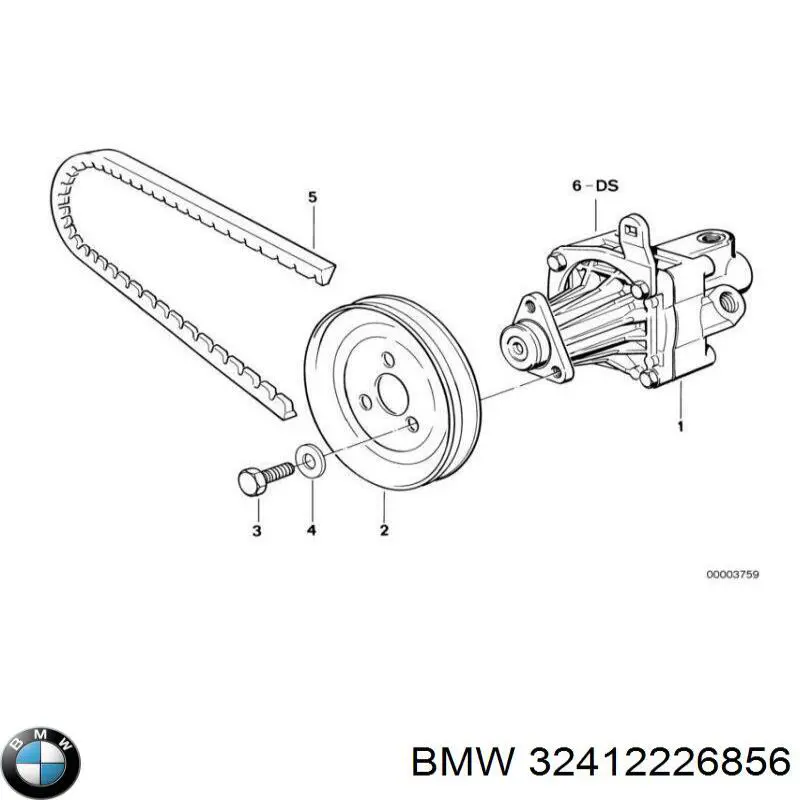 32412226856 BMW Ремкомплект насосу гідропідсилювача керма