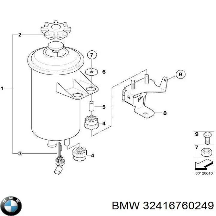 Купити 32416760249 BMW 