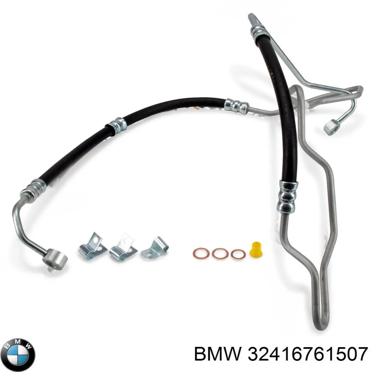 Патрубок високого тиску гідропідсилювача BMW 32416761507 ціна, від 60.69 USD