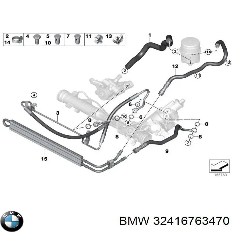  BMW 32416763470 ціна, від 3.74 USD