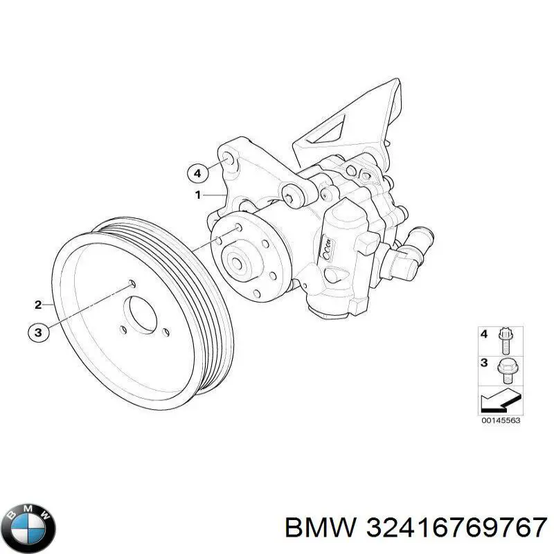 Насос ГУР 32416769767 BMW