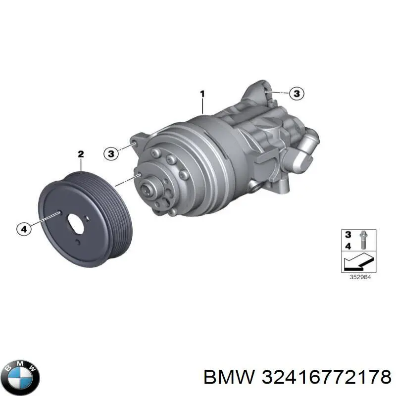 Тримач глушника задній BMW 32416772178 ціна, від 7.18 USD