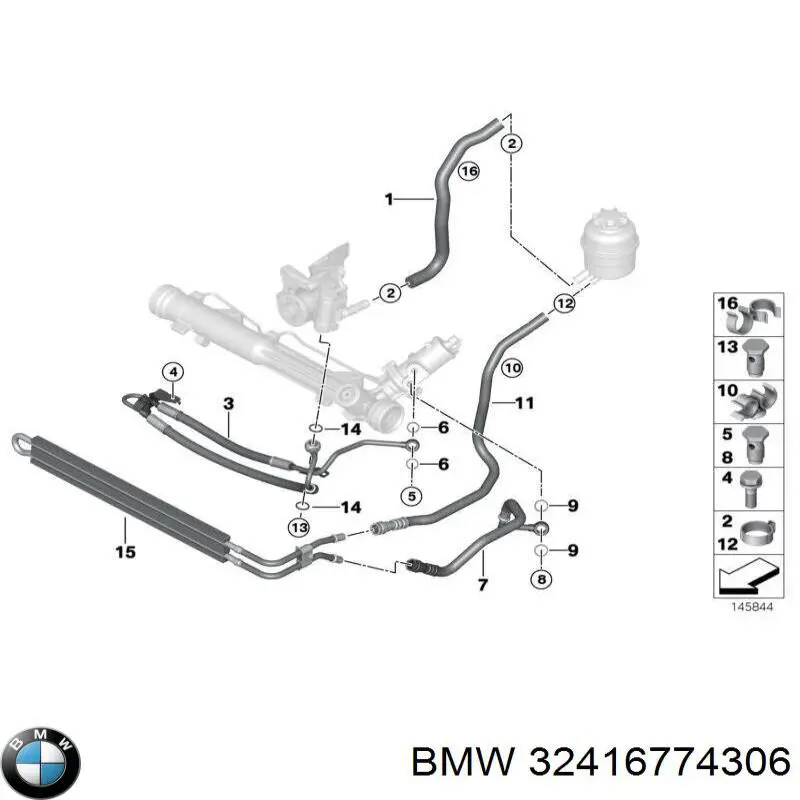  BMW 32416774306 ціна, від 76.95 USD
