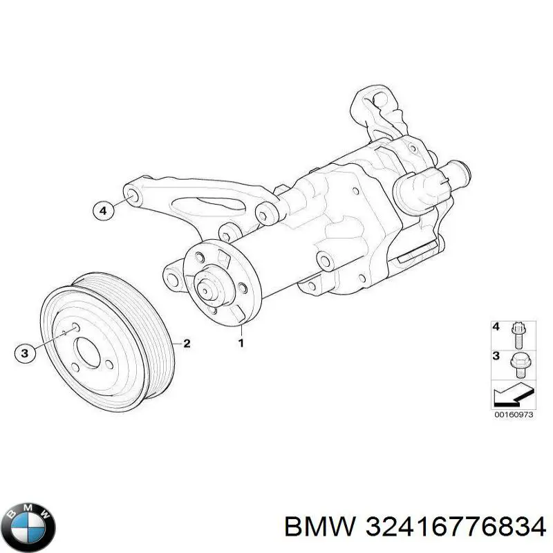 Купити 32416776834 BMW Насос гідравліки