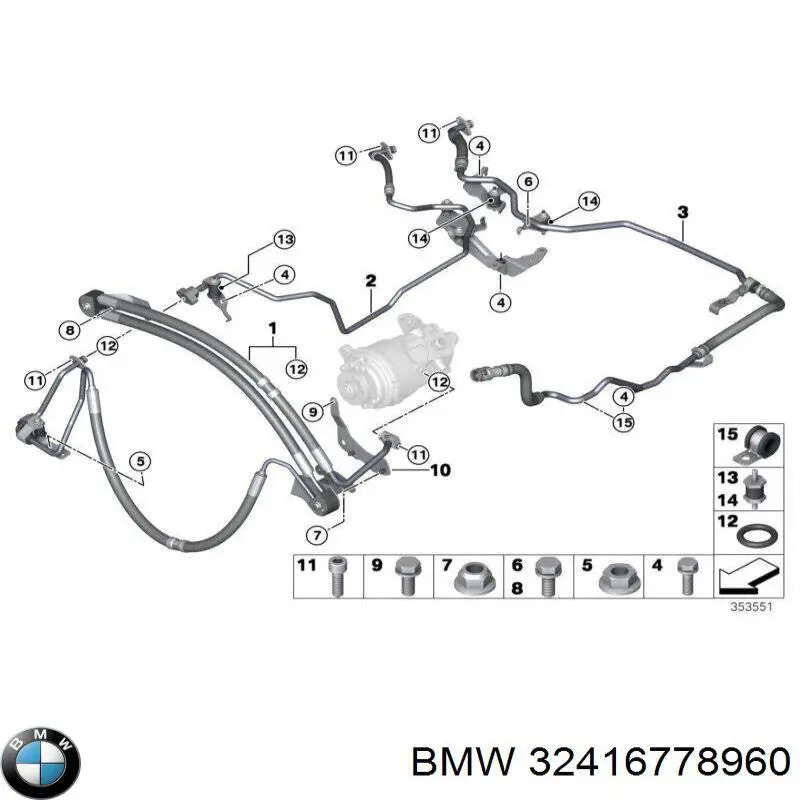 Купити 32416778960 BMW Шків колінчастого вала