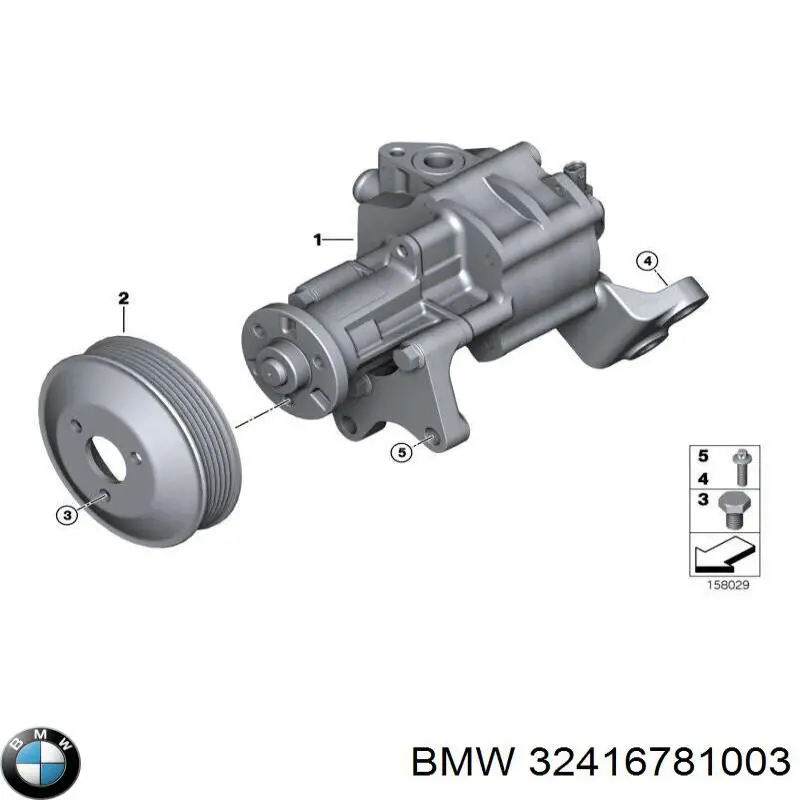 32416781003 BMW Насос гідропідсилювача