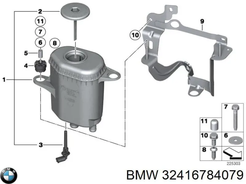 Купити 32416784079 BMW Корпус фільтра