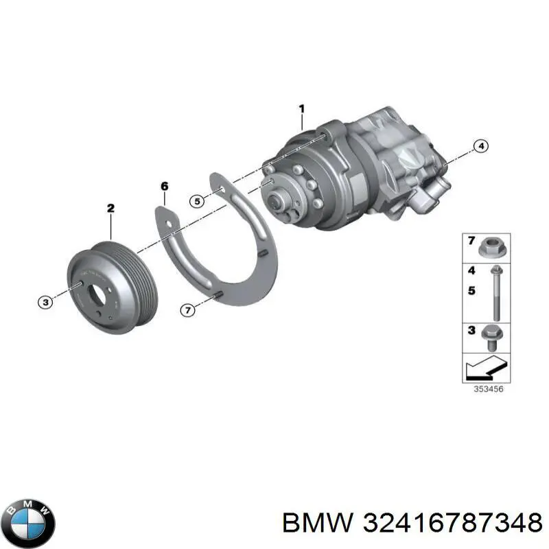 Tandempumpe BMW 32416787348