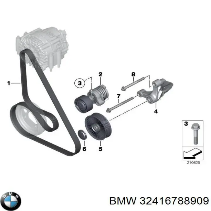 Насос ГПК BMW 32416788909 ціна, від 342.07 USD
