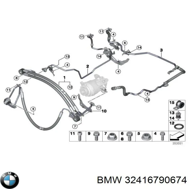  BMW 32416790674 ціна, від 536.61 USD