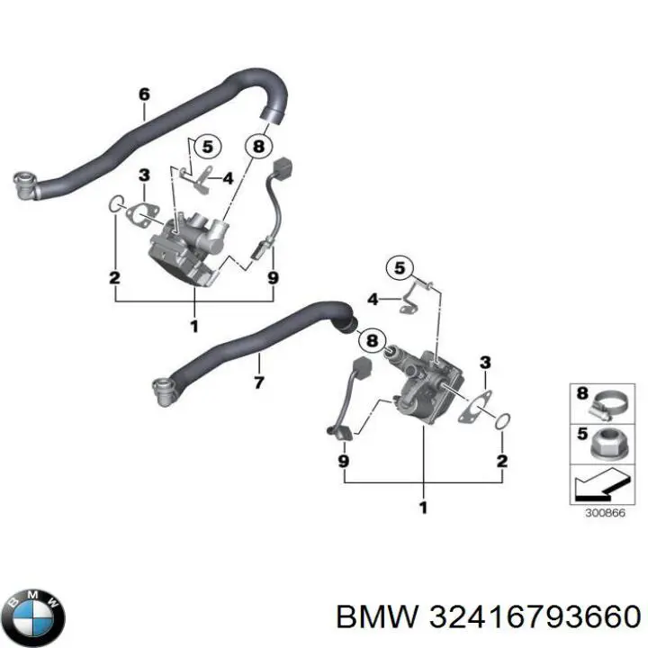 Купити 32416793660 BMW 