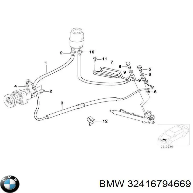  BMW 32416794669 ціна, від 97.35 USD