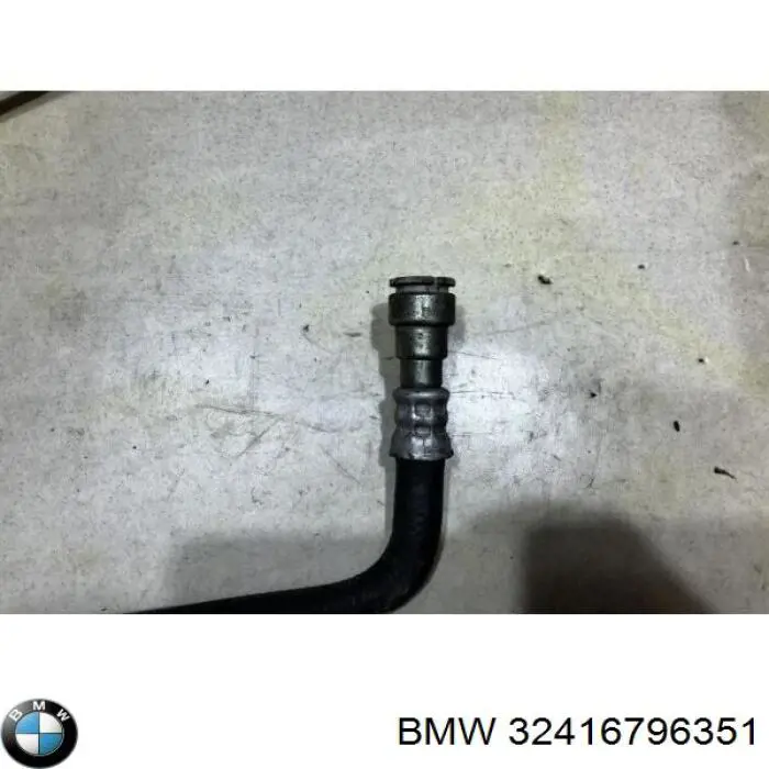 Шланг ГПК, низького тиску, від рейки/механізму до бачка BMW 32416796351 ціна, від 98.52 USD