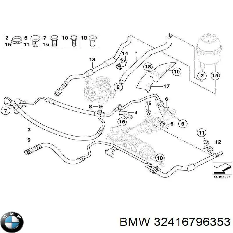 Трубка картера повітряна BMW 32416796353 ціна, від 54.47 USD