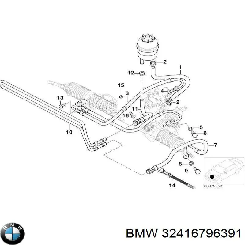 Купити 32416796391 BMW 